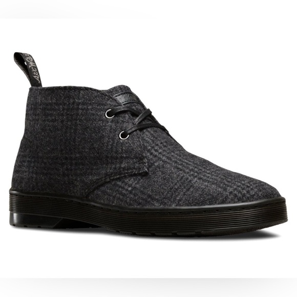 Dr.Martens Mayport Twill Canvas Gray/Charcoal Men’s Boots , size 8 - Picture 1 of 9